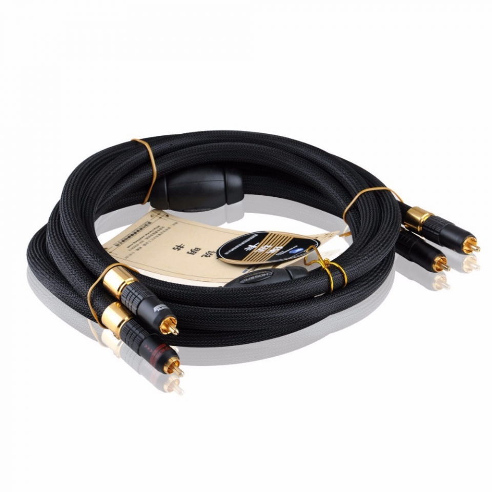 Choseal AA-5401 Audio RCA plug Interconnects Cable 1.5m Pair - Click Image to Close
